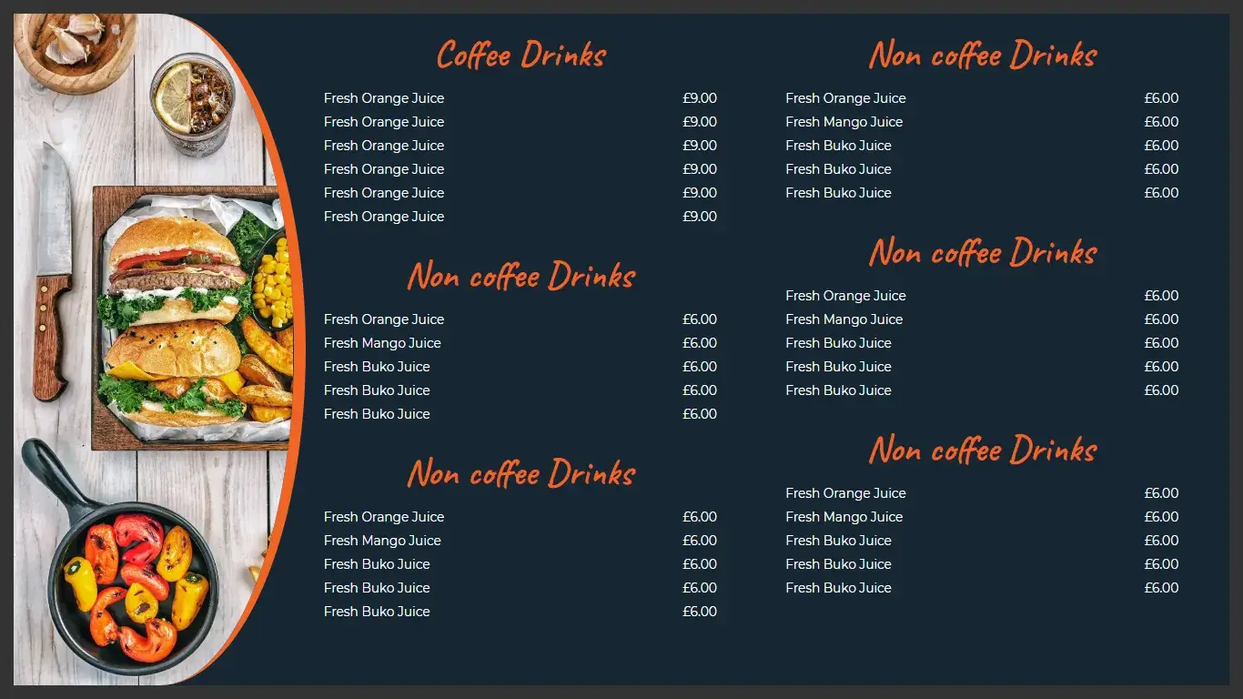 Interactive Digital signage menu Signs for coffee shops